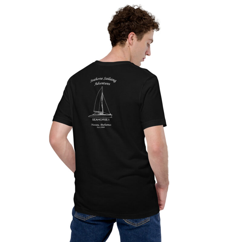 Seahorse Sailing Adventures - SH2 Front and back T-shirt - Image 3