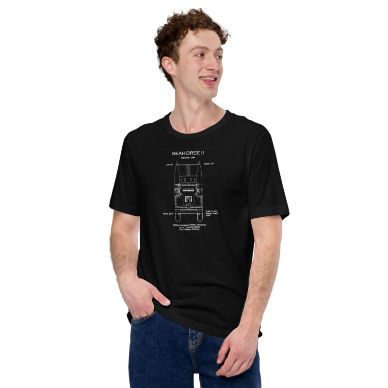 Seahorse Sailing Adventures - SH2 Front and back T-shirt - Image 2