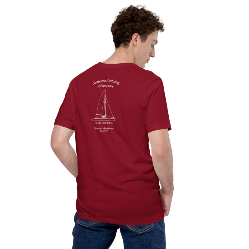 Seahorse Sailing Adventures - SH2 Front and back T-shirt - Image 7