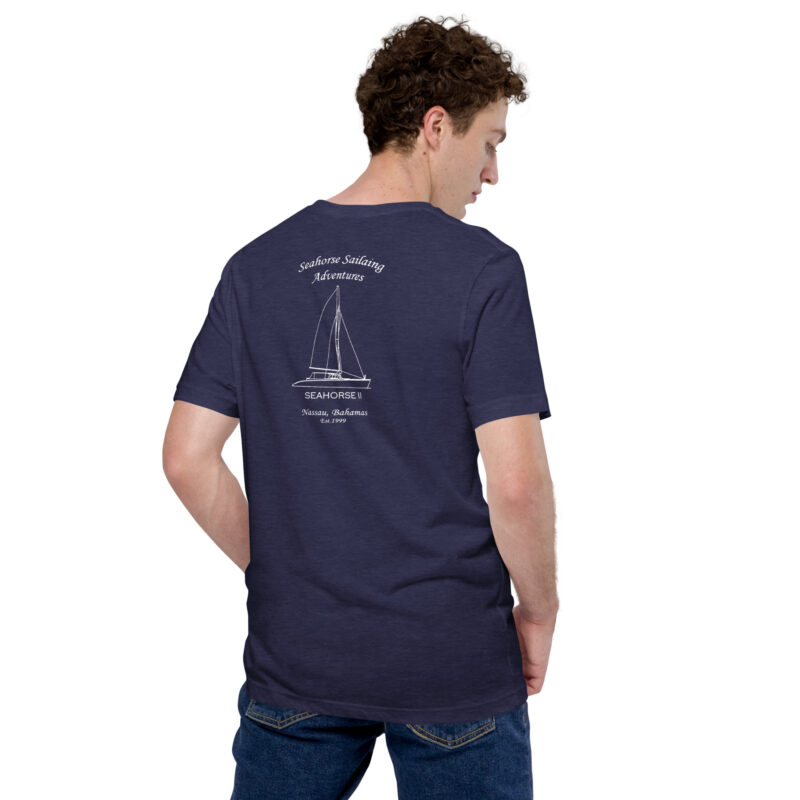 Seahorse Sailing Adventures - SH2 Front and back T-shirt - Image 9